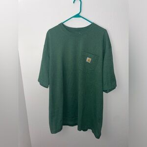 Carhartt dark green loose fit men tshirt xxl